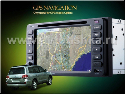 Toyota 4 Runner, Hilux до 2006 головное устройство с GPS навигацией, TV